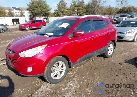 2013 Hyundai Tucson Gls z USA, uszkodzony, nr VIN KM8JUCAC1DU583062